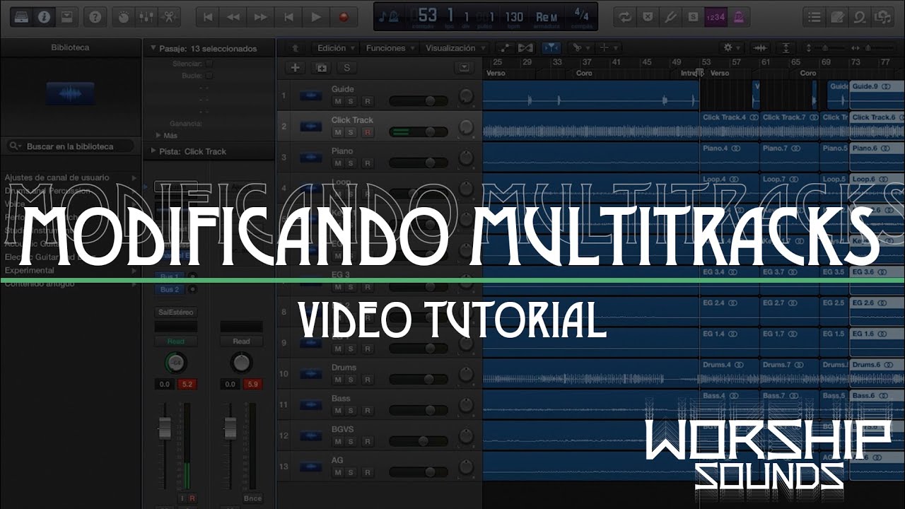 Modificando Multitracks