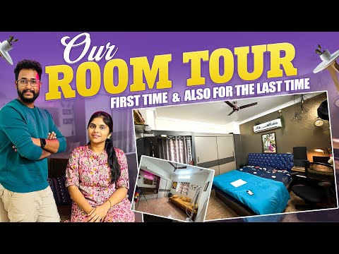 Our Room Tour ❤️❤️ First time & also for the last Time😉| Sreekhya | Bedroom | DIY | Sreekanth Challa