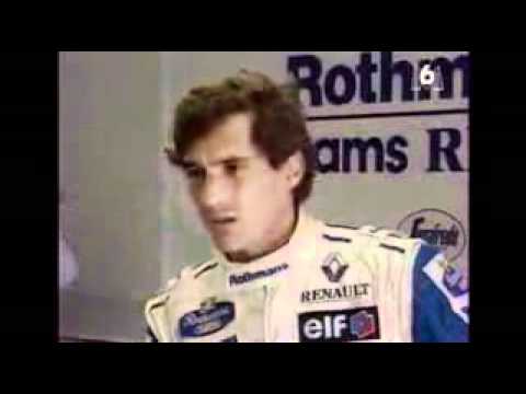 Ayrton Senna reaction on fatal Roland crash (rare)