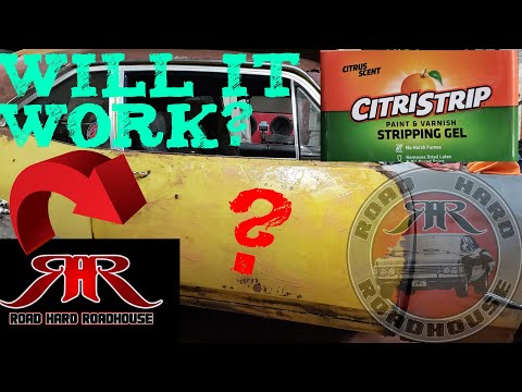 CITRISTRIP PAINT AND VARNISH STRIPPING GEL STRIPPING CAR PAINT PART 1