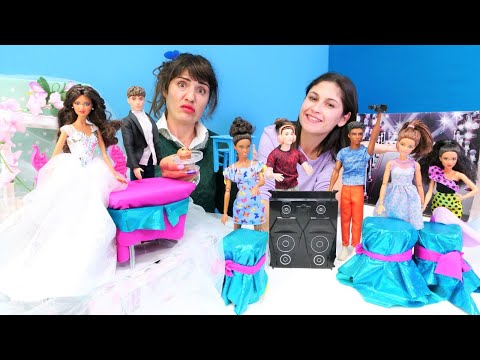 Ayşe VS. Ümit. Good and Bad wedding planner. Girl games with Barbie