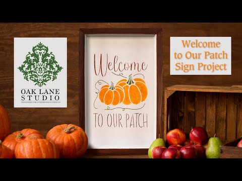 Welcome To Our Patch Sign Project | Oak Lane Studio