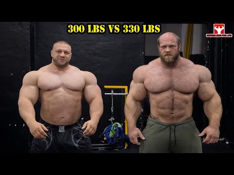 GoodVito 300lbs vs Andrey Smaev 330lbs - THE NEXT GENERATION OF BODYBUILDERS