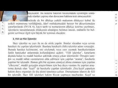 § 4. CEZA MUHAKEMESİ İŞLEMLERİ - 1. Hukuki İşlem, Hukuki Değer (sh. 122) (17.07.2025)