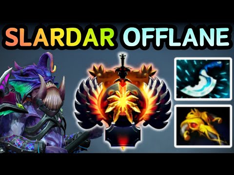 🔥 NEW PATCH 7.40b SLARDAR OFFLANE NO ESCAPE JUST BASH | DOTA 2 GAMEPLAY 🔥