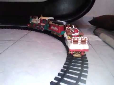 Trem elétrico ursos natal