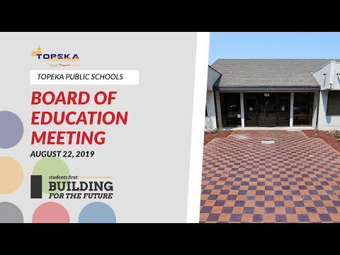 Board of Education Meeting: August 22, 2019