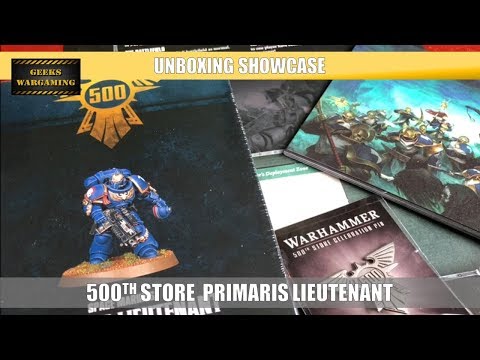 Unboxing 500th Store Primaris Lieutenant