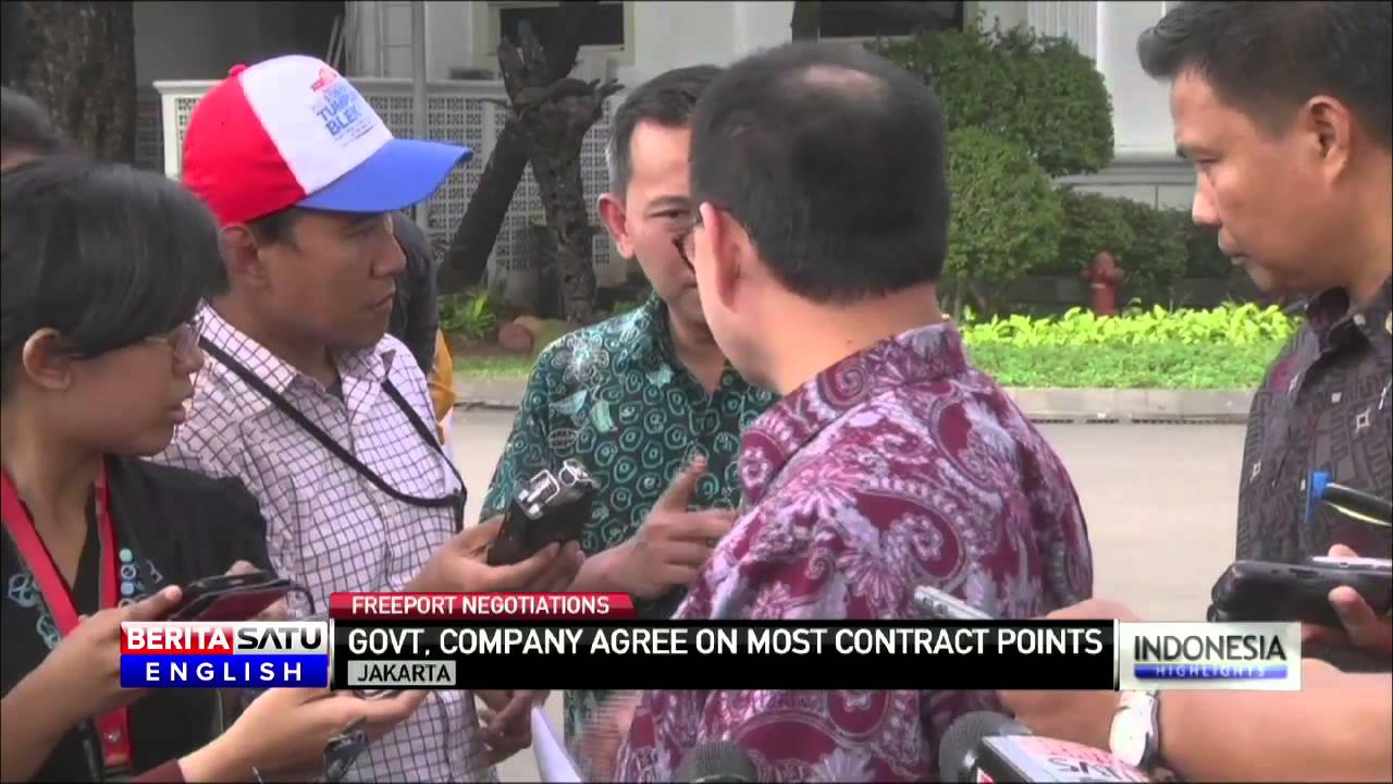 Govt and Freeport Agrees on Newly Renegotiated Contract