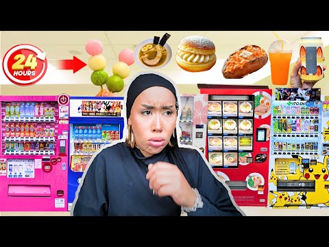 I ate only from VENDING MACHINES in JAPAN for 24 hours🤮🇯🇵