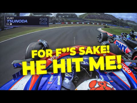 Yuki Tsunoda Raging on Team Radio for 5 Minutes Straight