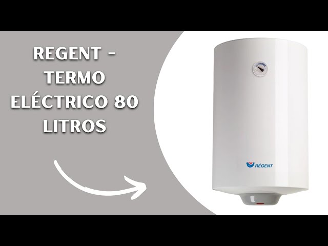 Vídeo relacionado con Regent - Termo Eléctrico 80 Litros, Calentador de Agua Eléctrico Vertical Seguro Duradero con Luz Piloto, 48x45x77.8 cm - Calentadores Fabricados para Instalación en España - Eficiencia C Rango (A+/F)