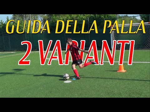 GUIDA DELLA PALLA CON IL CAMBIO DI DIREZIONE - ALLENAMENTO - MILAN JUNIOR CAMP