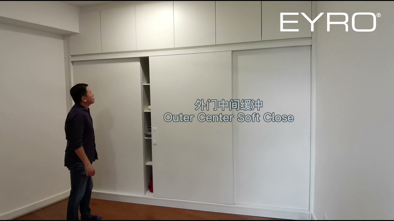 EYRO opk Soft Close Sliding System for 3 Doors