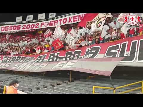 "¡La hinchada se jugó un clasicazo! :: La Guardia Albi Roja Sur :: LGARS" Barra: La Guardia Albi Roja Sur • Club: Independiente Santa Fe