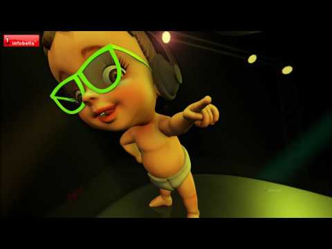 Baby DJ | Baby Dance Video Animated | Infobells
