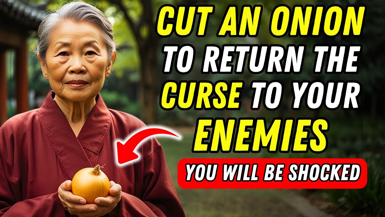 UNBELIEVABLE! CUT an ONION & RETURN the EVIL to your ENEMIES & Reverse The Curse| Buddhist Teachings