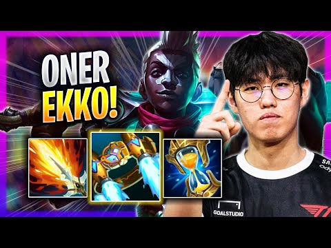 ONER IS A GOD WITH EKKO! - T1 Oner Plays Ekko JUNGLE vs Kha'zix! | Season 2023