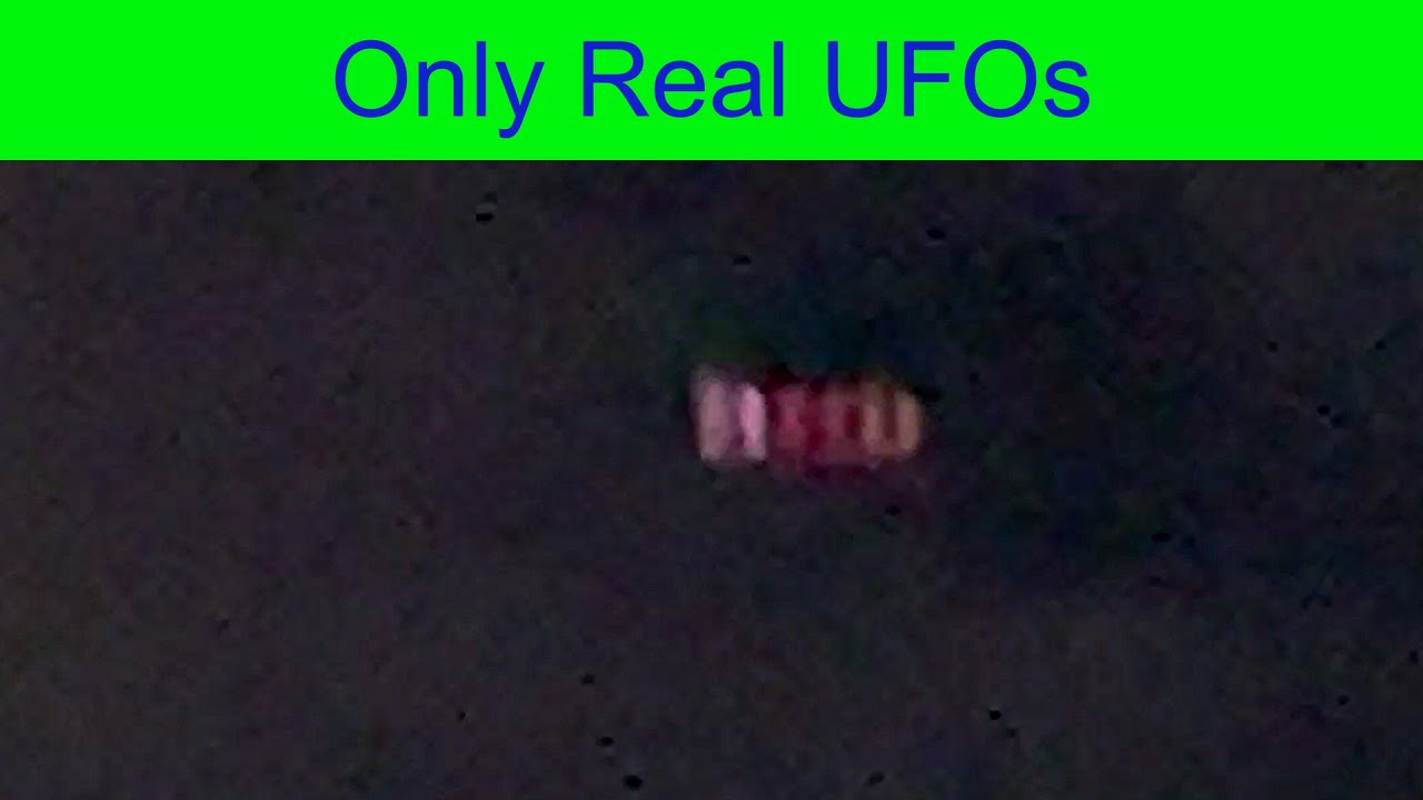 Strange UFO over Hollywood, Florida.