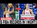 Caitlin Clark BREAKS 5 FIBA WORLD RECORDS In Team USA BLOWOUT Debut