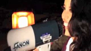 Carishma Official- The Making of &quot;Glow in the Dark Music Video [2011]