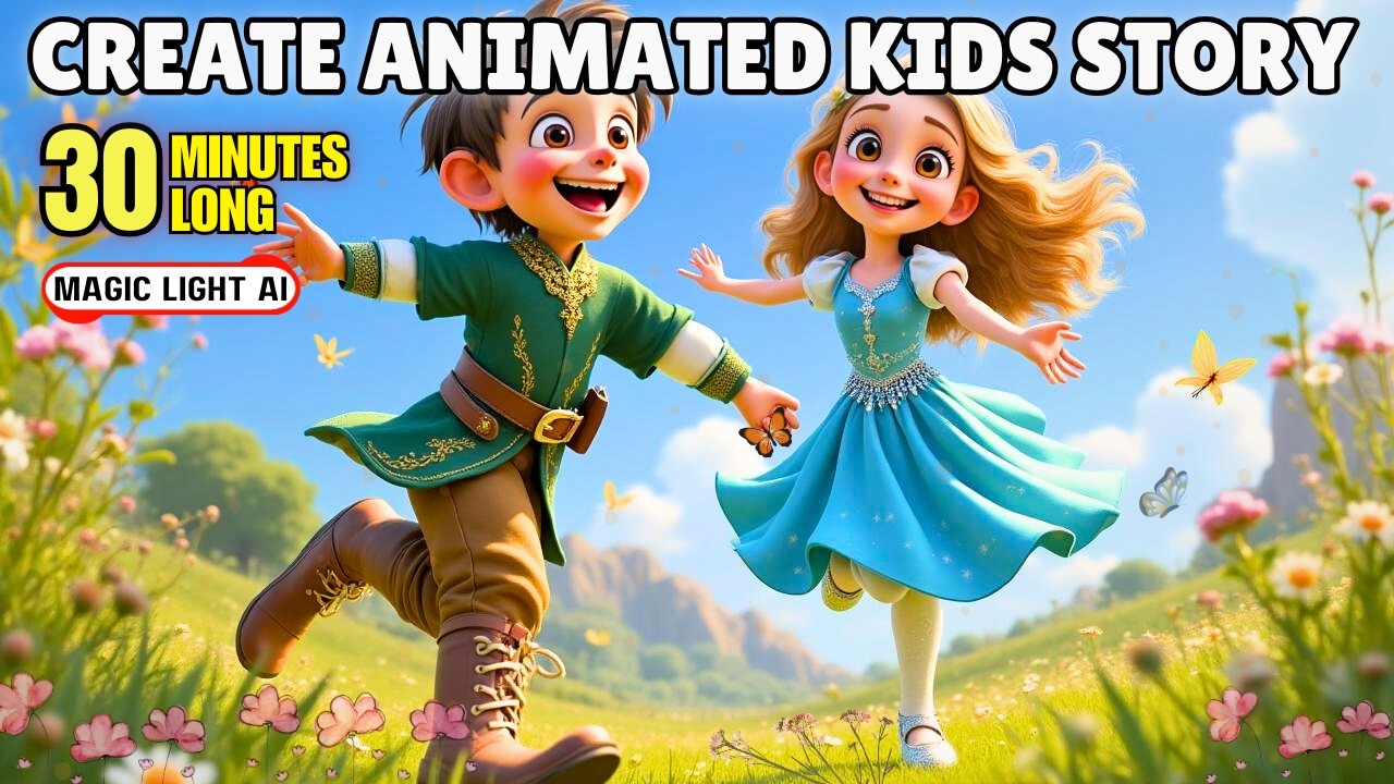 Create 30-Minute AI-Generated Videos with Magic Light AI! 🎥✨ | Full Tutorial