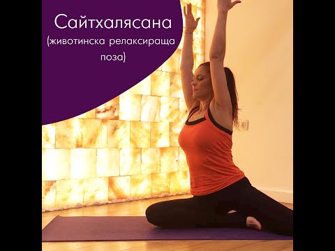 Сайтхалясана (животинска релаксираща поза)