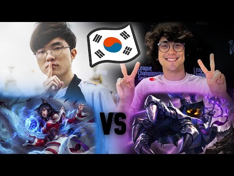 !😲TUKI ON BUSH VS HIDE ON BUSH 😲!  / JOSEDEODO VS FAKER