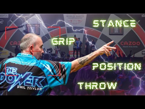 PHIL TAYLOR DARTS throw ANALYSIS