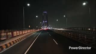Download lagu Nighttime Conditions on the Suramadu Bridge || High Winds and Motorcyclists Entering the Car Lane mp3