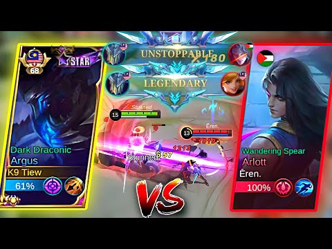 ARGUS VS NEW HERO ARLOTT! - WHO'S THE OFFLANE KING? | ARGUS VS ARLOTT (MUST WATCH!) | MOBILE LEGENDS