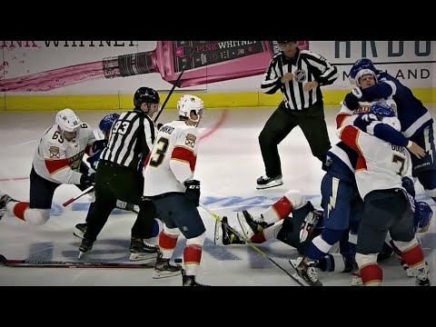 Preseason Shenanigans Ensue Between The Tampa Bay Lightning And The Florida Panthers
