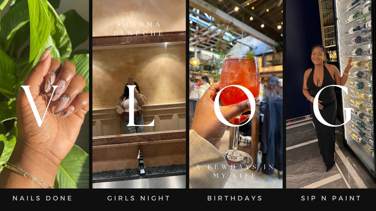 DAYS IN MY LIFE IN NYC: GETTING MY NAILS DONE, DINING OUT, BIRTHDAYS, & MORE | SHAMMA BENECHE