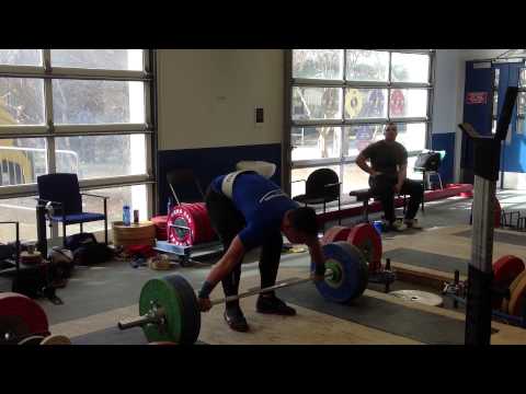 Sonny Webster 127 power snatch