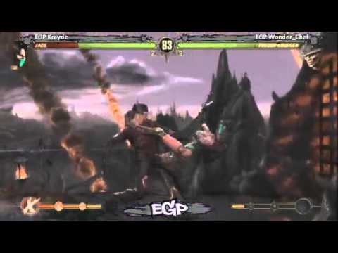 03. MK9- EGP Krayzie (Jade/Cyrax) vs EGP Wonder Chef (Freddy) (EGP Midweek Mayhem (06.Jun.2012)