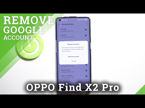 How to Log out From Gmail Account in OPPO Find X2 Pro– Log Out Google Account