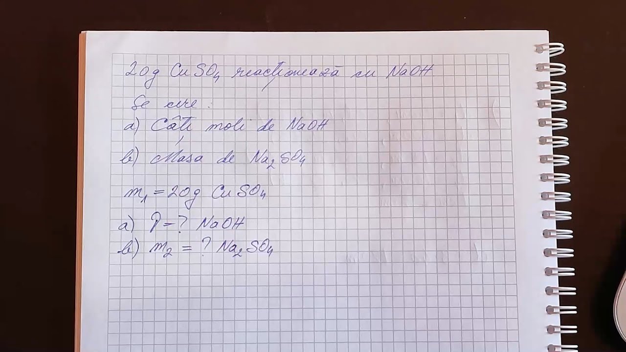 Watch Probleme De Chimie Clasa A 8 A Now Calcule stoechiometrice simple