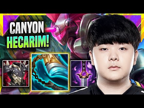 LEARN HOW TO PLAY HECARIM JUNGLE LIKE A PRO! - DK Canyon Plays Hecarim JUNGLE vs Evelynn!