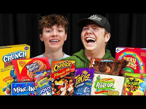 We Tried ILLEGAL American Snacks w/ AverageHarry