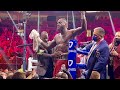 DEONTAY WILDER IMMEDIATELY AFTER KNOCK OUT LOSS TO TYSON FURY