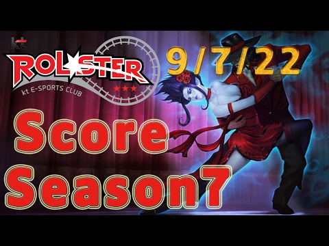 KT Rolster Score Evelynn Jungle vs Leesin Patch 7.2