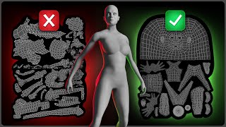 How to Fully UV Unwrap a Character in Blender (in 10 Min)