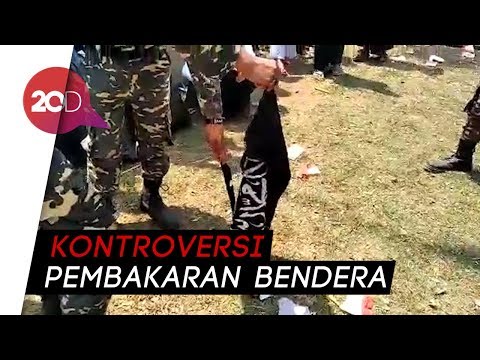 Heboh Pembakaran Bendera Berkalimat Tauhid