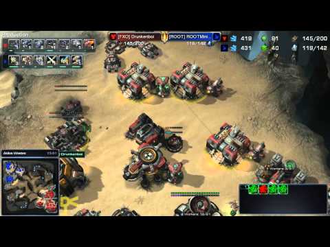 [FXO]Drunkenboi vs [ROOT]Minigun [TvP] #SC2