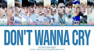 Download lagu SEVENTEEN 'Don't Wanna Cry' Lyrics (세븐틴 'Don't Wanna Cry' 가사) (Color Coded Lyrics) mp3 Download lagu SEVENTEEN 'Don't Wanna Cry' Lyrics (세븐틴 'Don't Wanna Cry' 가사) (Color Coded Lyrics) mp3