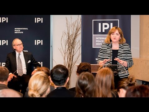 UN Secretary-General Candidate Natalia Gherman Speaks at IPI
