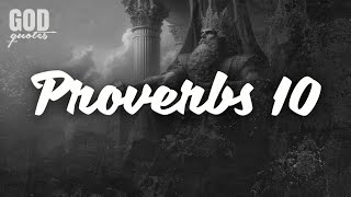 Proverbs 10 (NIV) - Proverbs of Solomon | Audio Bible | Bible Reading | Scriptures | God Quotes