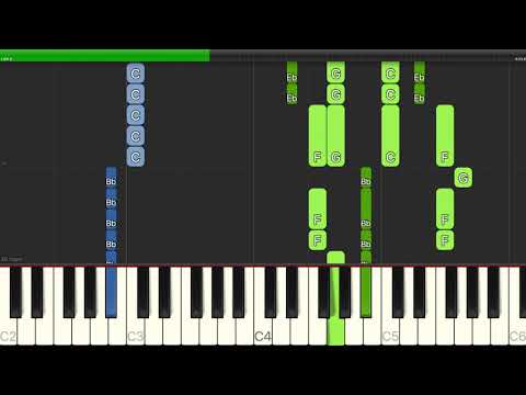 With or Without You - U2 piano tutorial