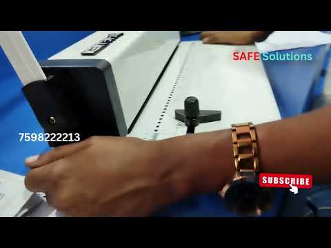 Manual Spiral Binding Machine