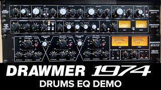 Video thumbnail for Drawmer 1974 Stereo Parametric Equalizer - Drums EQ Demo by TransAudio Group